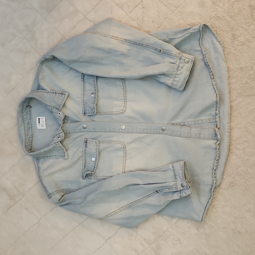 CISONO BUTTON DOWN JEAN JACKET